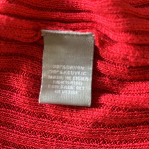 Heart N Crush Woman Size M Cold Shoulder Asymmetrical Sweater Lightweight Tunic - Picture 10 of 10